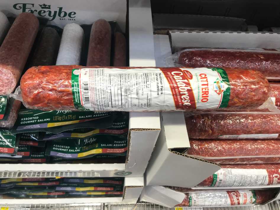 Costco CITTERIO CALABRESE SALAMI 1 kg - Canada (ITM 114081)