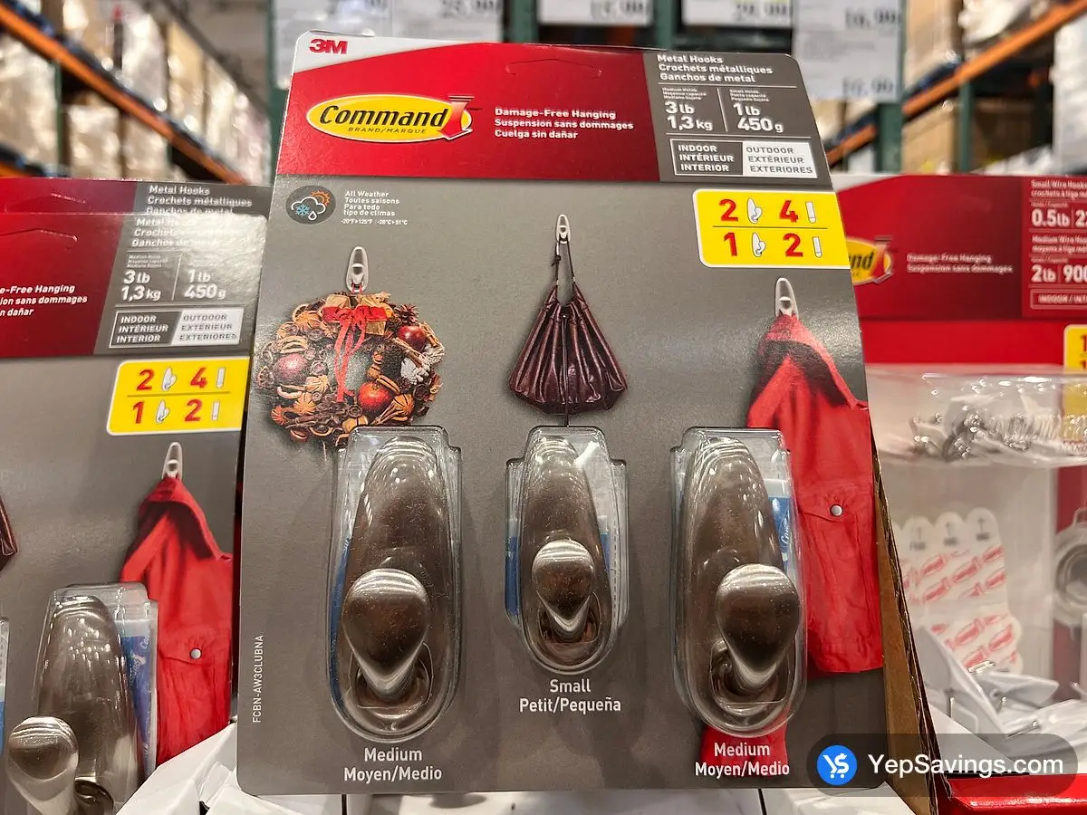 3M STRIPS & HOOKS  ITM 1704136 at Costco