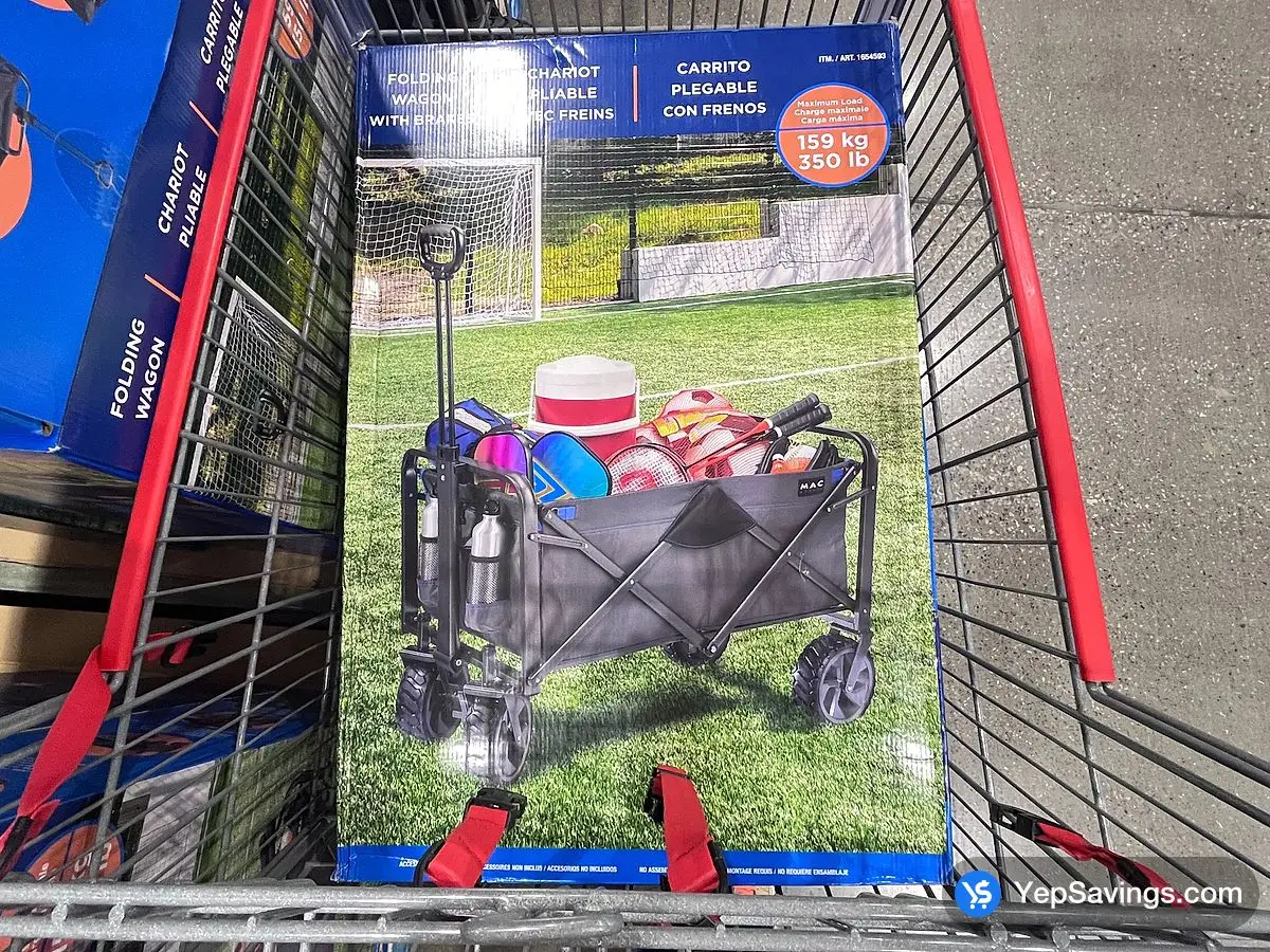 Costco FOLDING WAGON WITH BRAKES ALL - TERRAIN WHEELS - Canada (ITM 1654593)