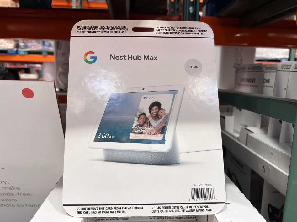 Costco GOOGLE NEST HUB MAX 10 SMART DISPLAY - Canada (ITM 1229005)