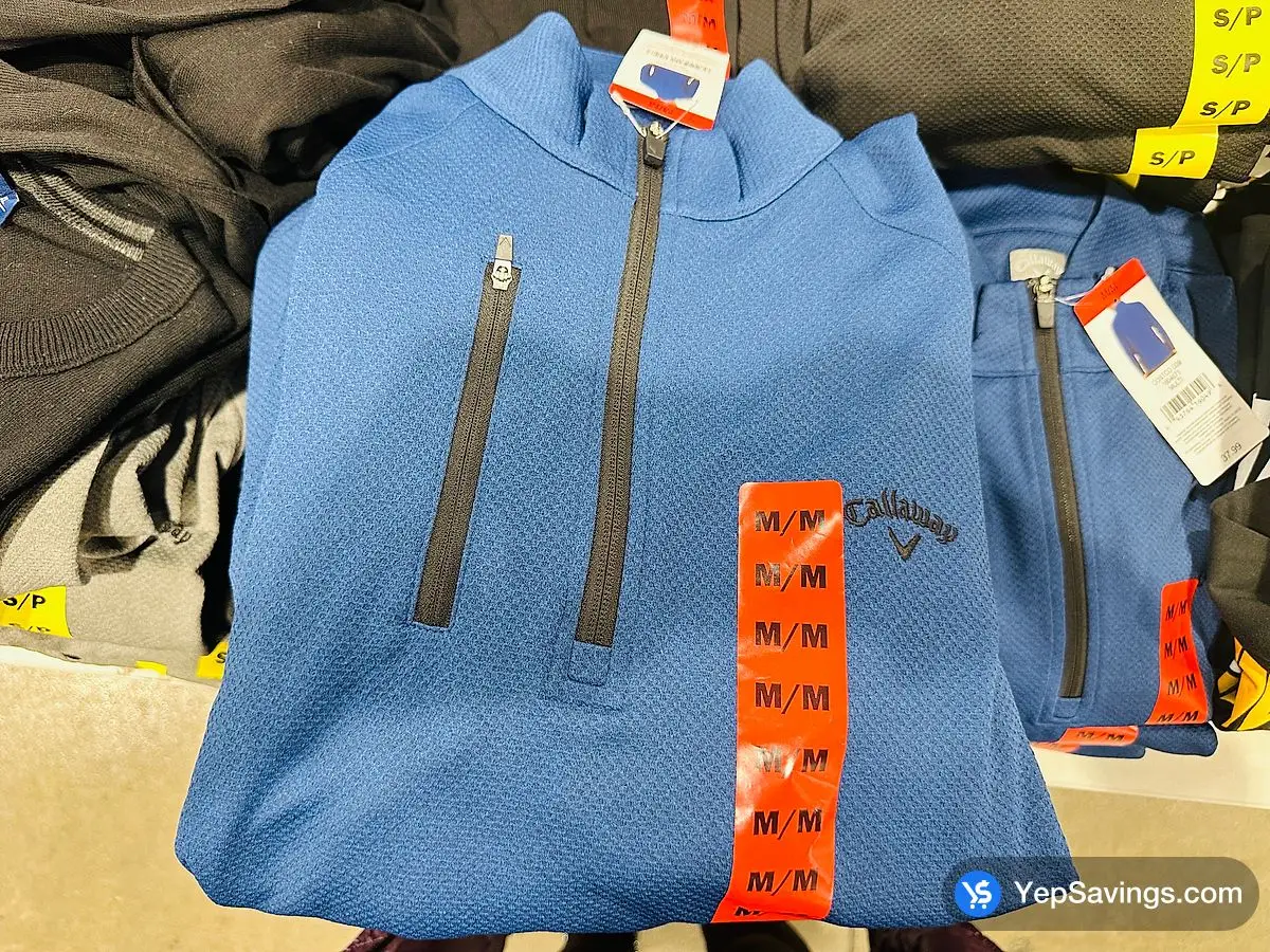 Costco CALLAWAY ACTIVE 1/4 ZIP + MENS SIZES S - XXL - Canada (ITM 1804070)