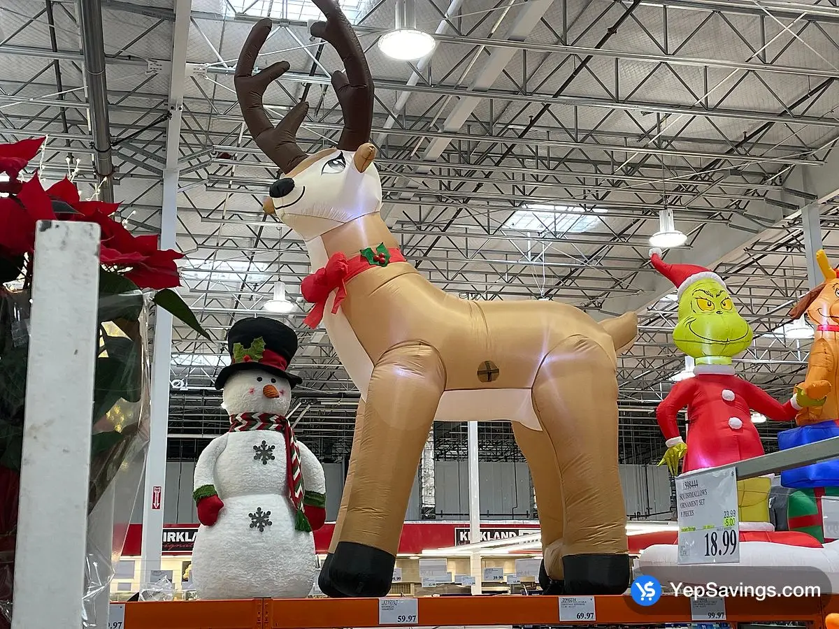 Costco AIRBLOWN INFLATABLE CHRISTMAS REINDEER 3.2 M 10.5 FT - Canada (ITM 2060234)