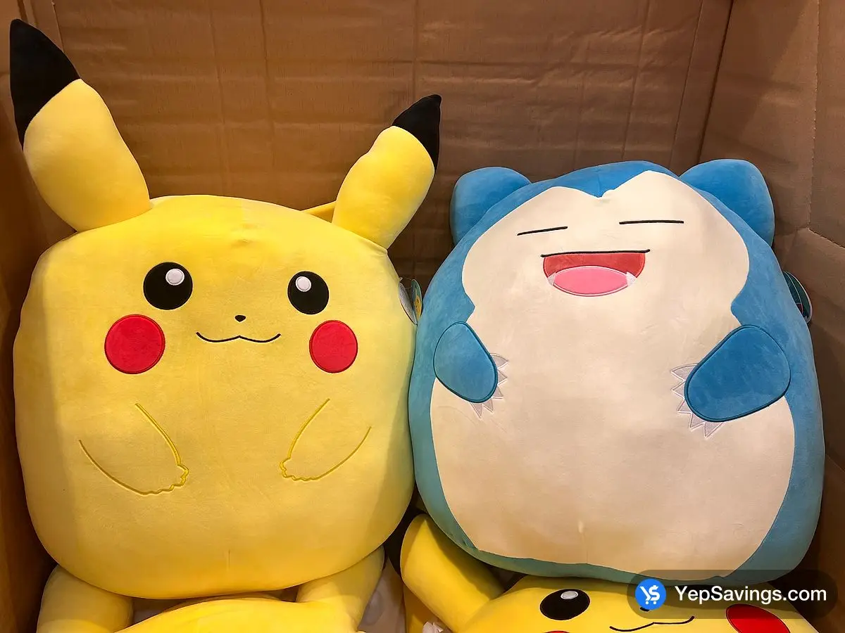 Costco SQUISHMALLOWS 24 POKEMON PLUSH PIKACHU & SNORLAX - Canada (ITM 1784976)