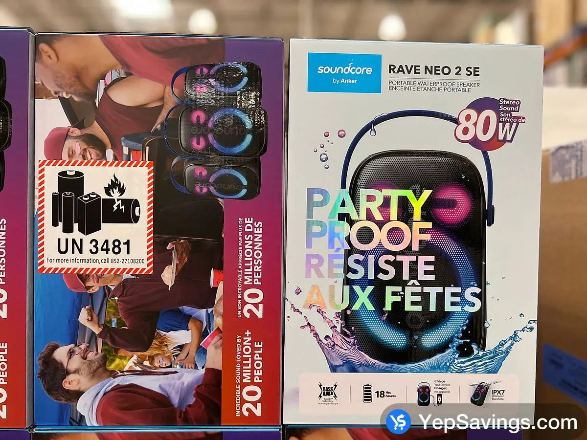 Costco ANKER RAVE NEO 2 SE BLUETOOTH SPEAKER - Canada (ITM 8778802)