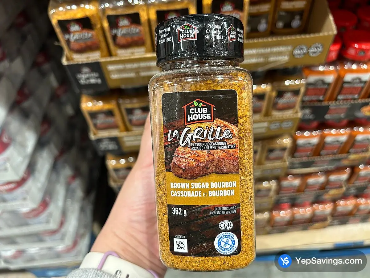 Costco CLUB HOUSE LA GRILLE BROWN SUGAR BOURBON 362 g - Canada (ITM 5013704)
