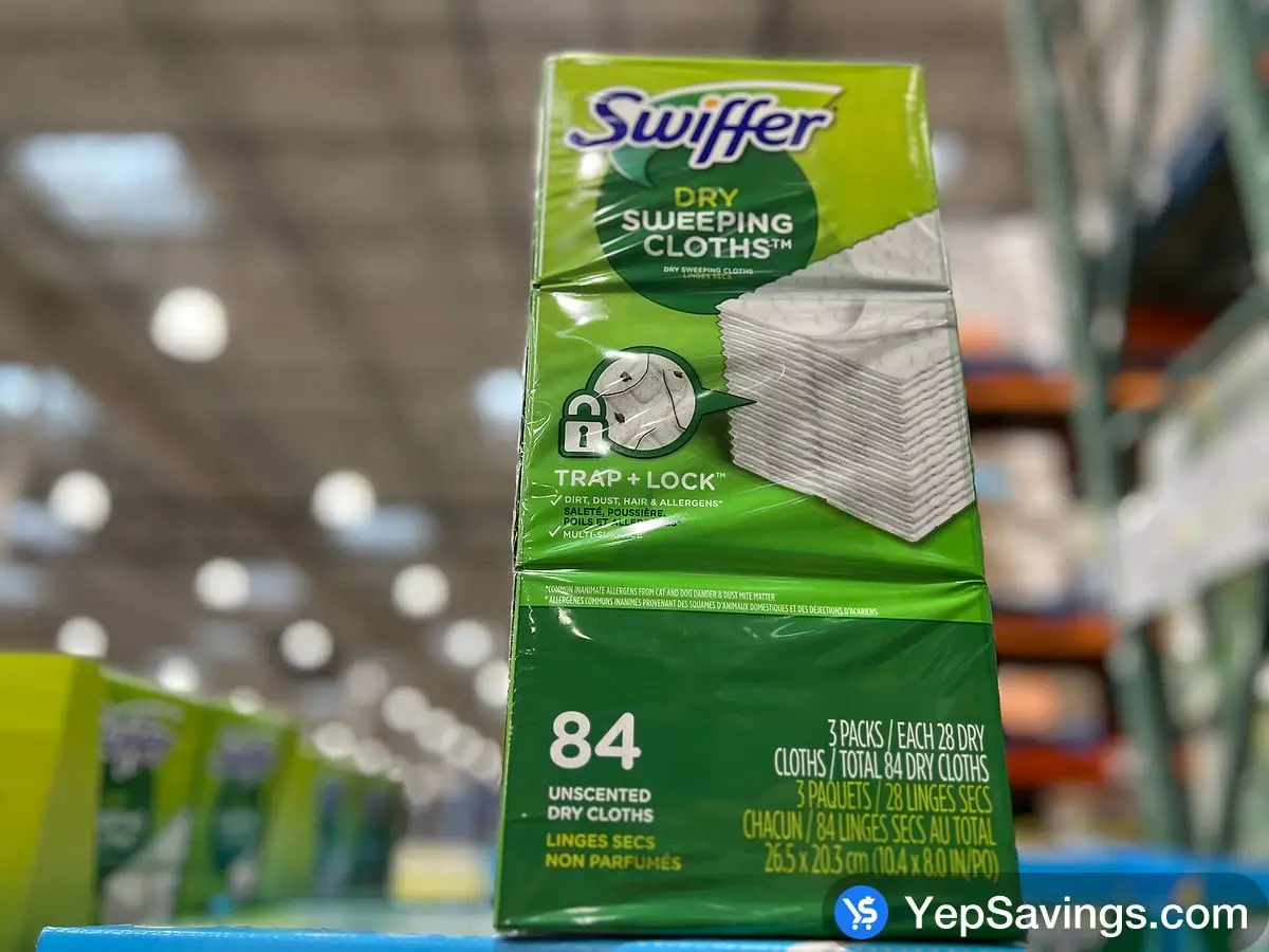 SWIFFER SWEEPER DRY CLOTHS PACK OF 84 ITM 3380444 at Costco