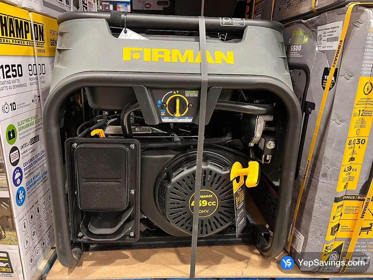Costco FIRMAN TRI FUEL GENERATOR 9400 / 7500W - Canada (ITM 1900555)