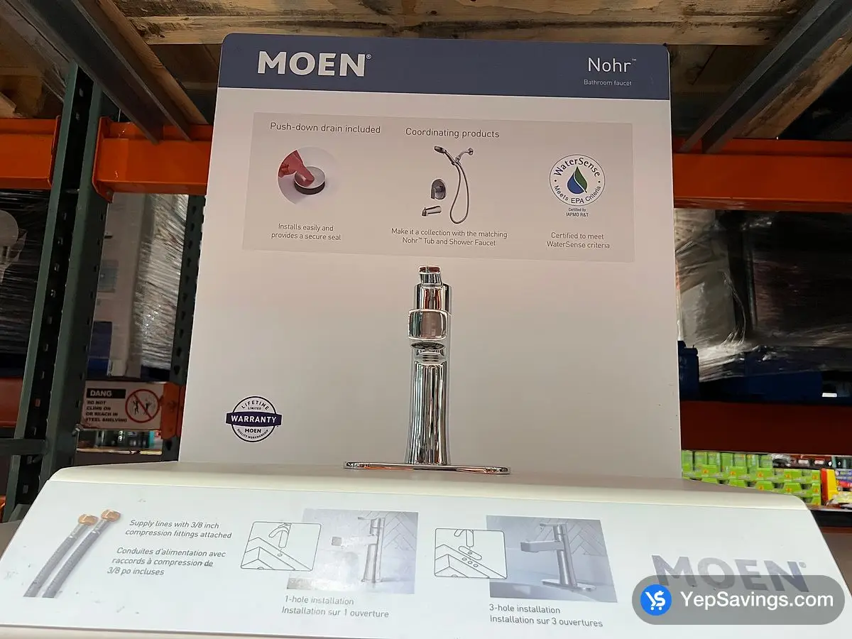 Costco MOEN LAVATORY FAUCET NOHR - Canada (ITM 1734236)