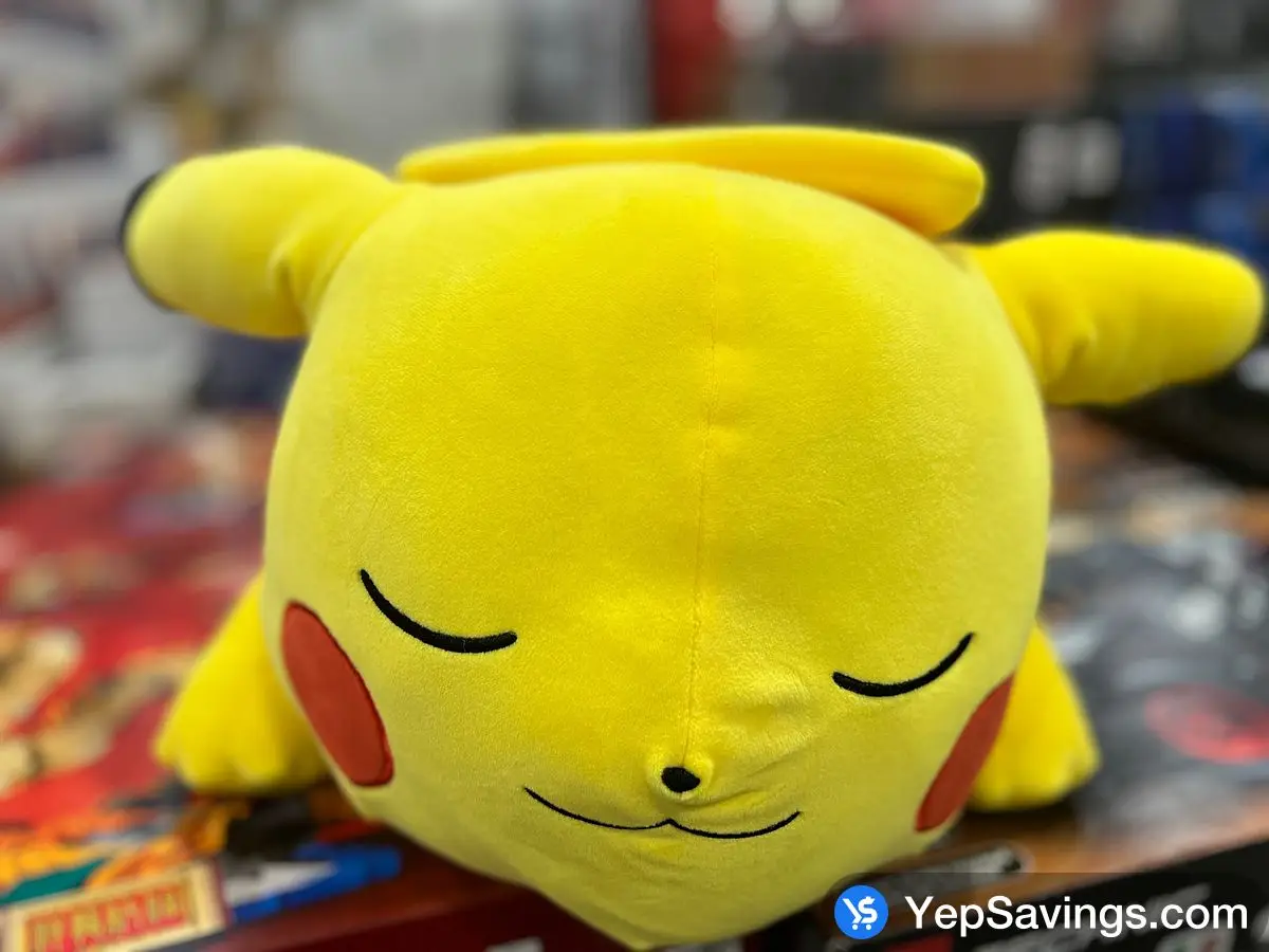 Costco POKEMON 18 " SLEEPING PLUSH ASSORTMENT - Canada (ITM 1746386)