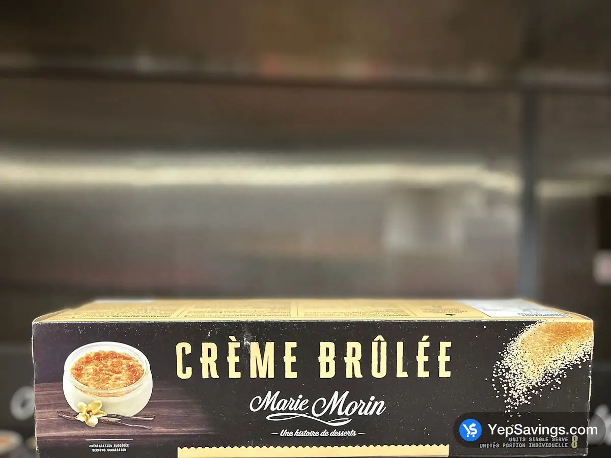 Costco MARIE MORIN CRÈME BRÛLÉE 8 x 105 g - Canada (ITM 5056004)