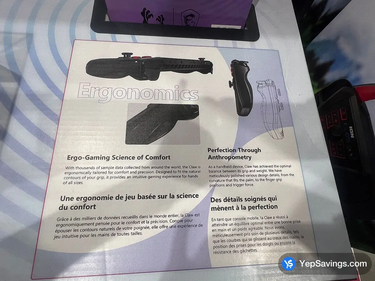 Costco MSI CLAW 7 " HANDHELD GAMING A1M - 048CA - Canada (ITM 1829367)