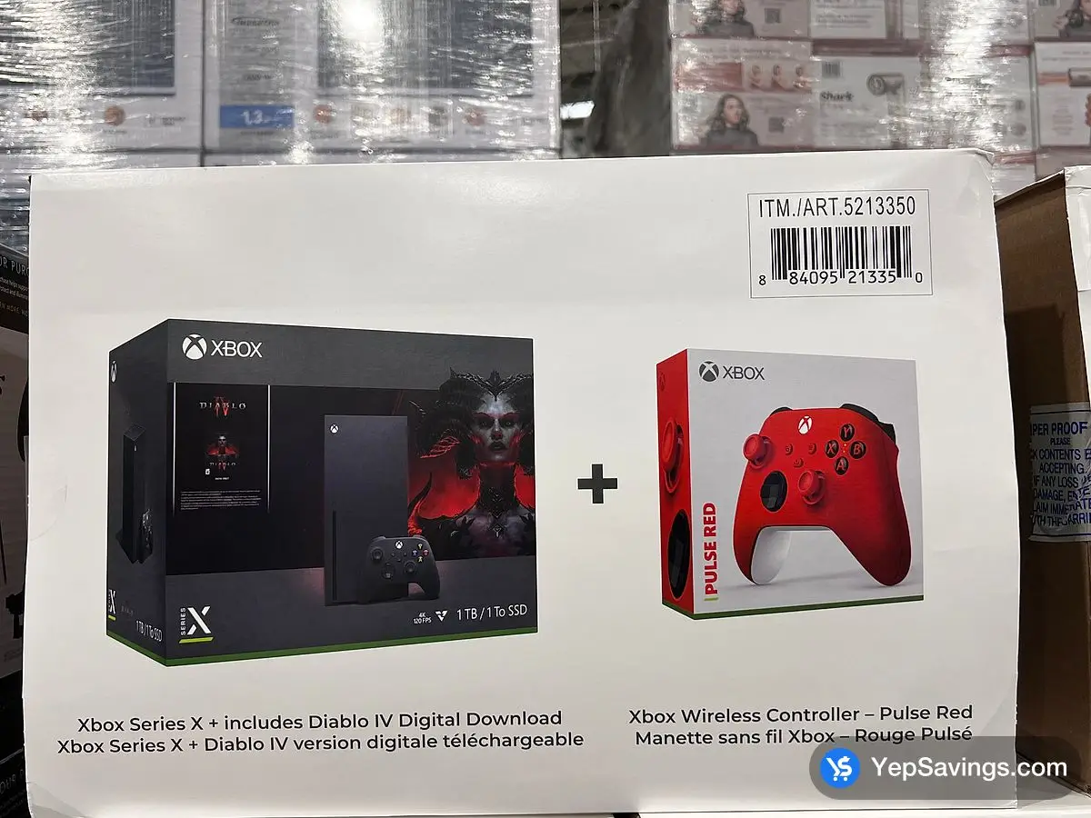 Costco XBOX SERIES X CONSOLE EXTRA RED CONTROLLER - Canada (ITM 5213350)