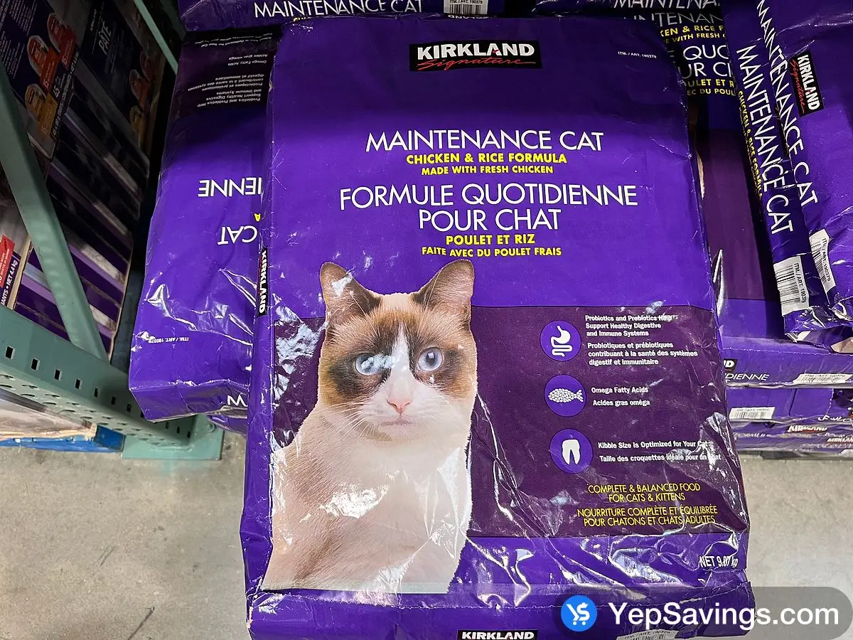 KIRKLAND SIGNATURE DRY CAT FOOD 9.07 kg at Costco 3180 Laird Rd