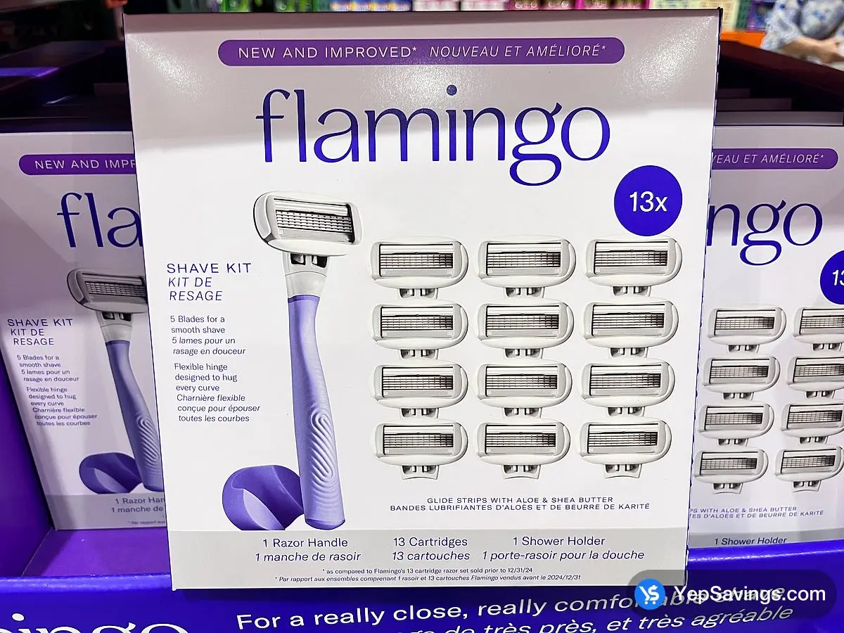 Costco FLAMINGO LILAC RAZOR PACK OF 13 - Canada (ITM 1897288)