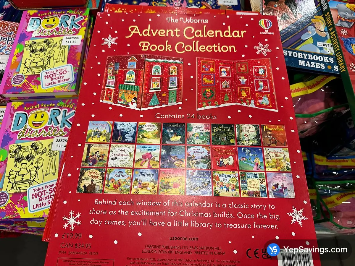 Costco DISNEY ADVENT CALENDAR STORYBOOK COLLECTION - Canada (ITM 1666164)