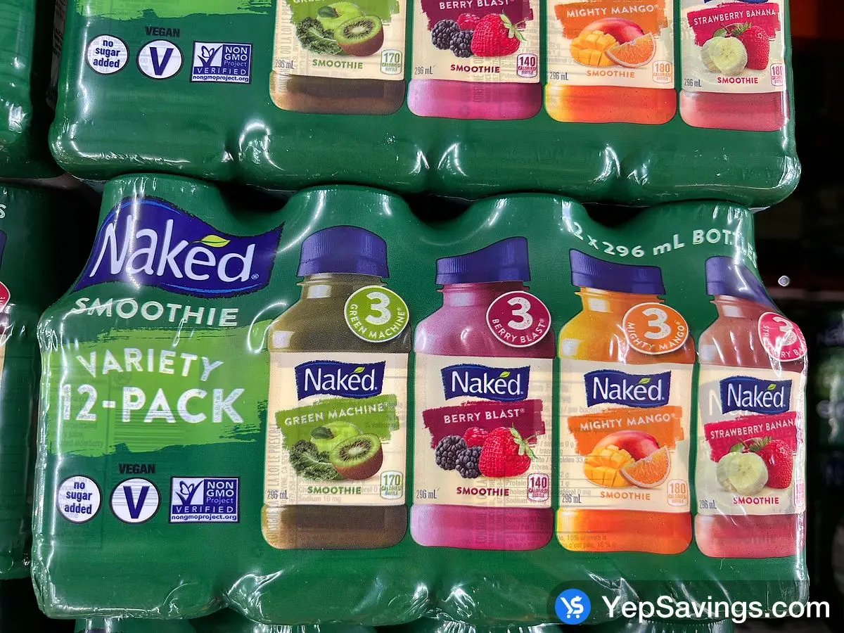 NAKED JUICE SMOOTHIES 12 × 296 mL ITM 591734 at Costco