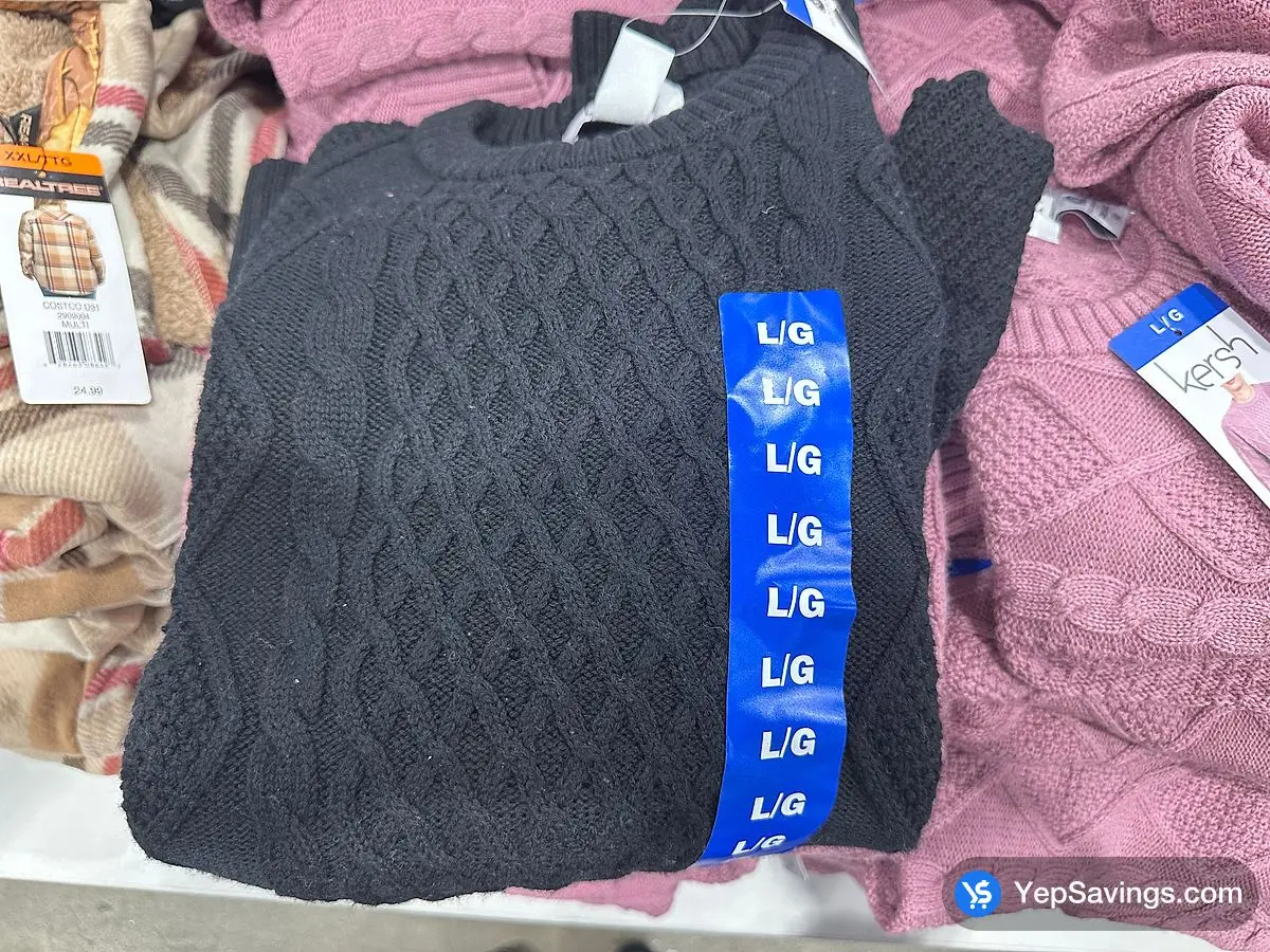 Costco KERSH WOOL BLEND SWEATER + LADIES SIZES XS - XL - Canada (ITM 2819301)