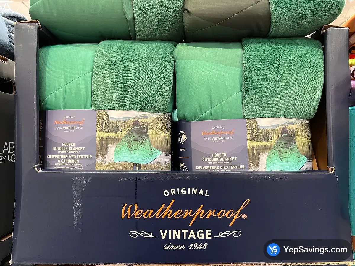Costco WEATHERPROOF OUTDOOR HOODED BLANKET 54 " X 72 " - Canada (ITM 1796204)