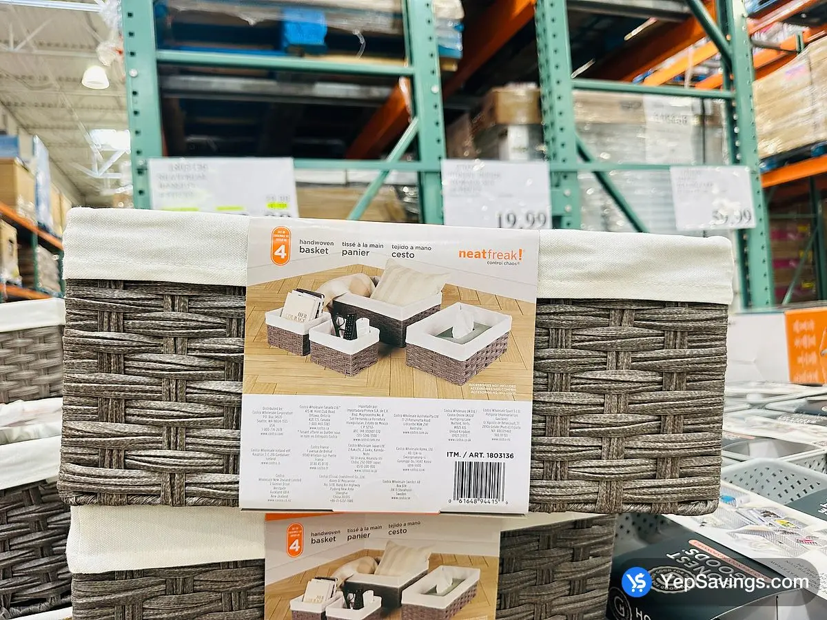 NEATFREAK BASKETS 4 PIECES ITM 1803136 at Costco