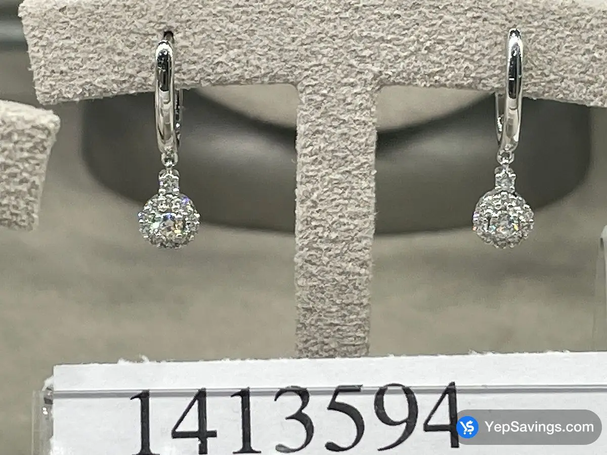 14KT WHITE GOLD DIAMOND DROP 0.38CTW IVS2 ITM 1413394 at Costco