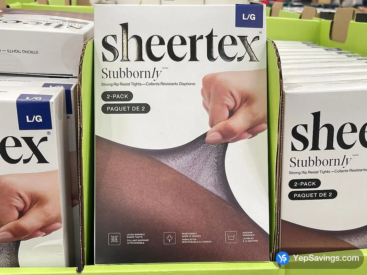 Costco SHEERTEX TIGHTS 2PK + WOMENS SIZES S , M , XL - Canada (ITM 2399053)