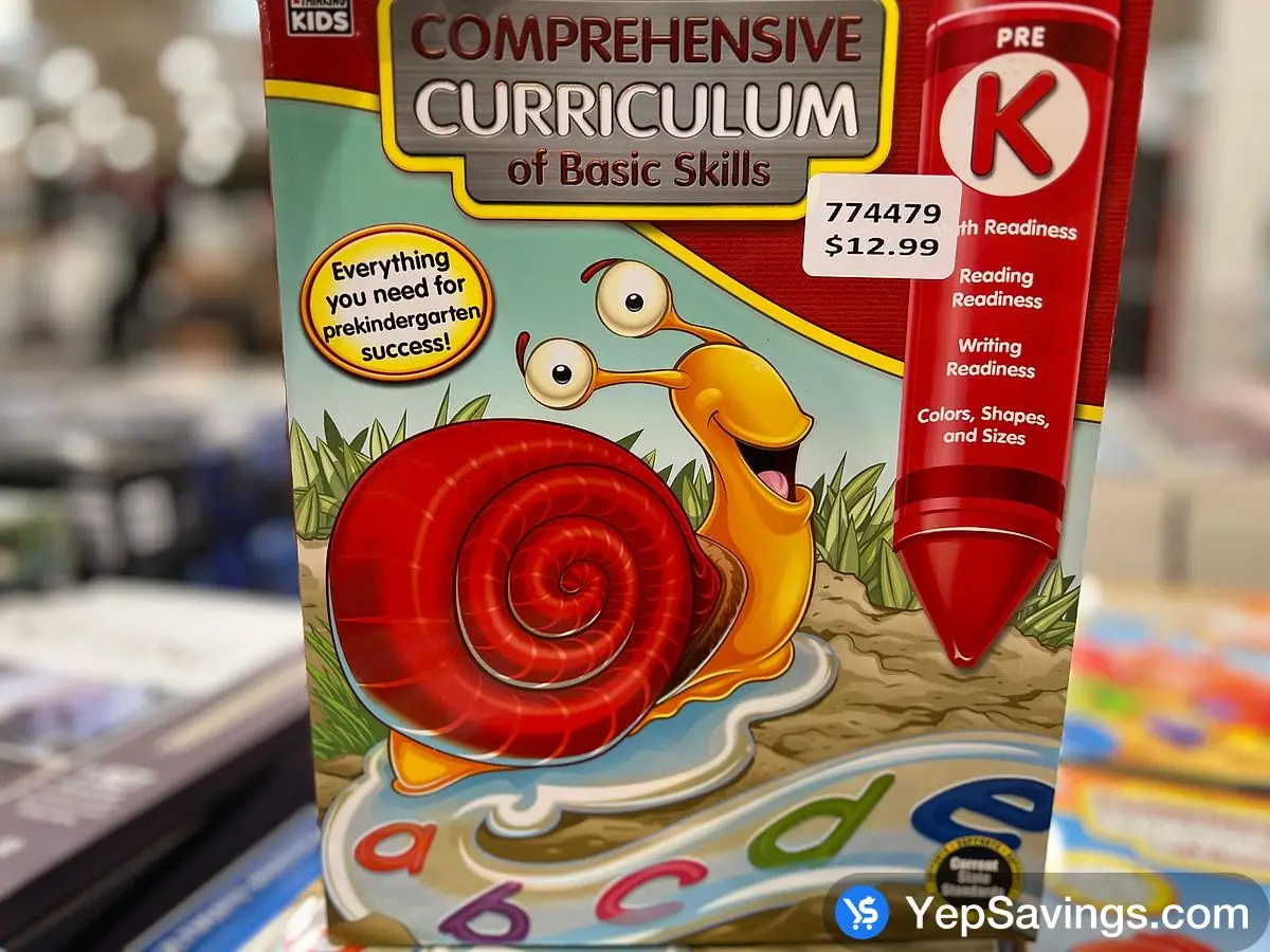 Costco KIDS COMPREHENSIVE CURRICULUM of Basic Skills KINDERGARTEN & PRE KINDERGARTEN - Canada (ITM 774479)