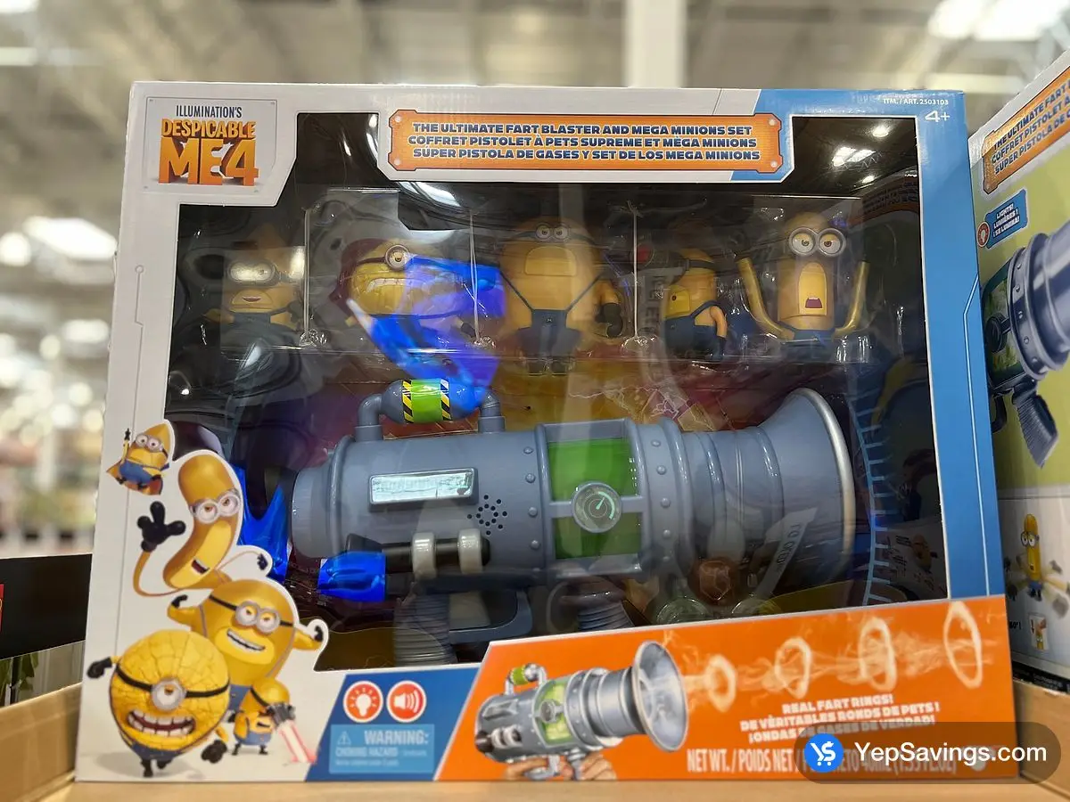 Costco DESPICABLE ME4 ULTIMATE FART BLASTER AND MEGA MINION SET - Canada (ITM 2503103)