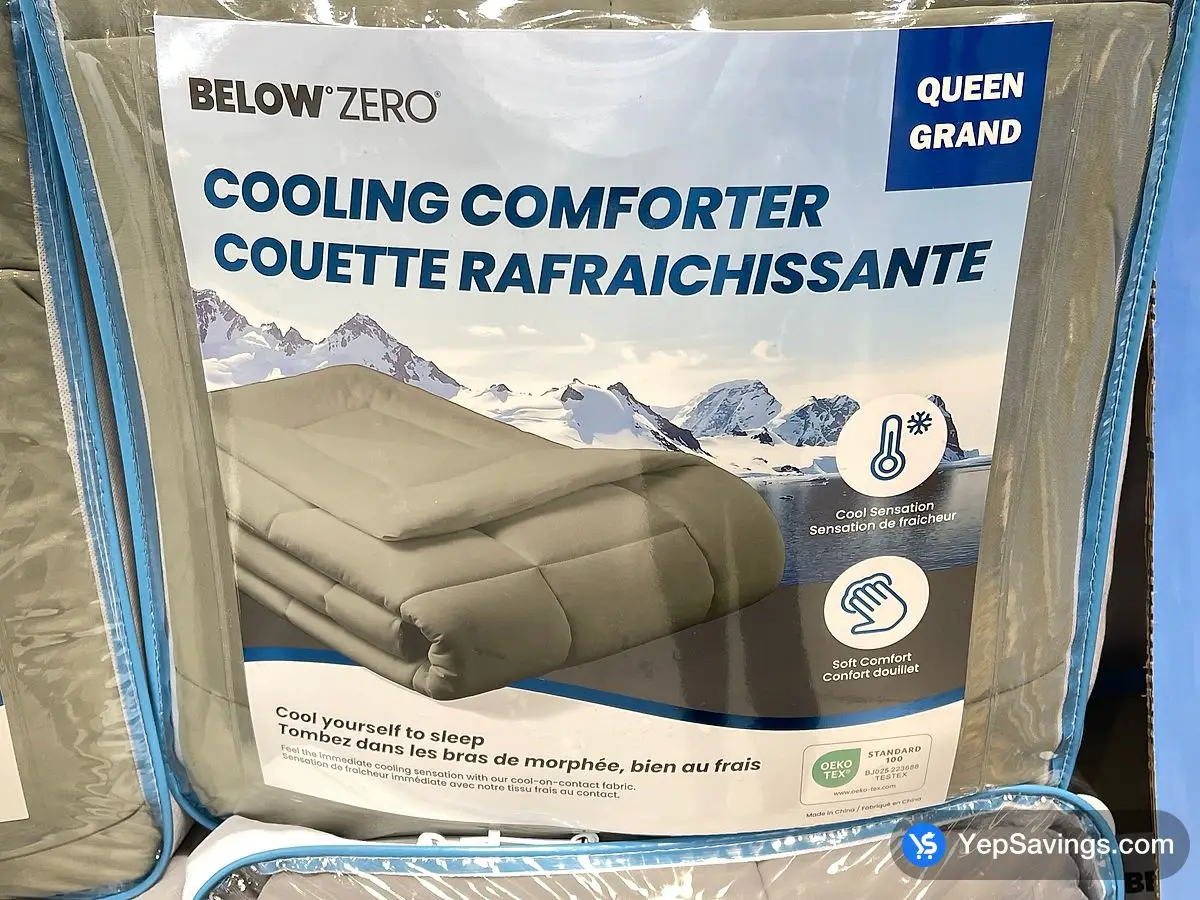 Costco BELOW ZERO DOWN ALTERNATIVE DUVET QUEEN 90" X 98" - Canada (ITM 3526441)
