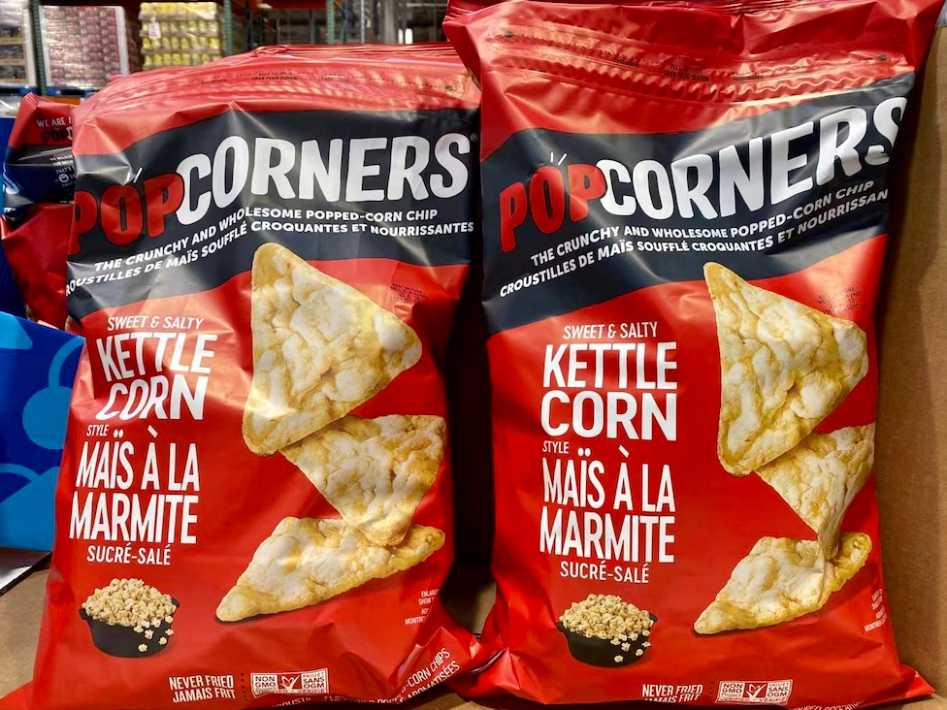 POPCORNERS KETTLE CORN CHIPS 568 g ITM 1351953 at Costco