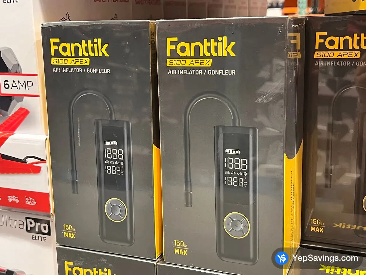Costco FANTTIK PORTABLE INFLATOR S100 APEX - Canada (ITM 1787418)
