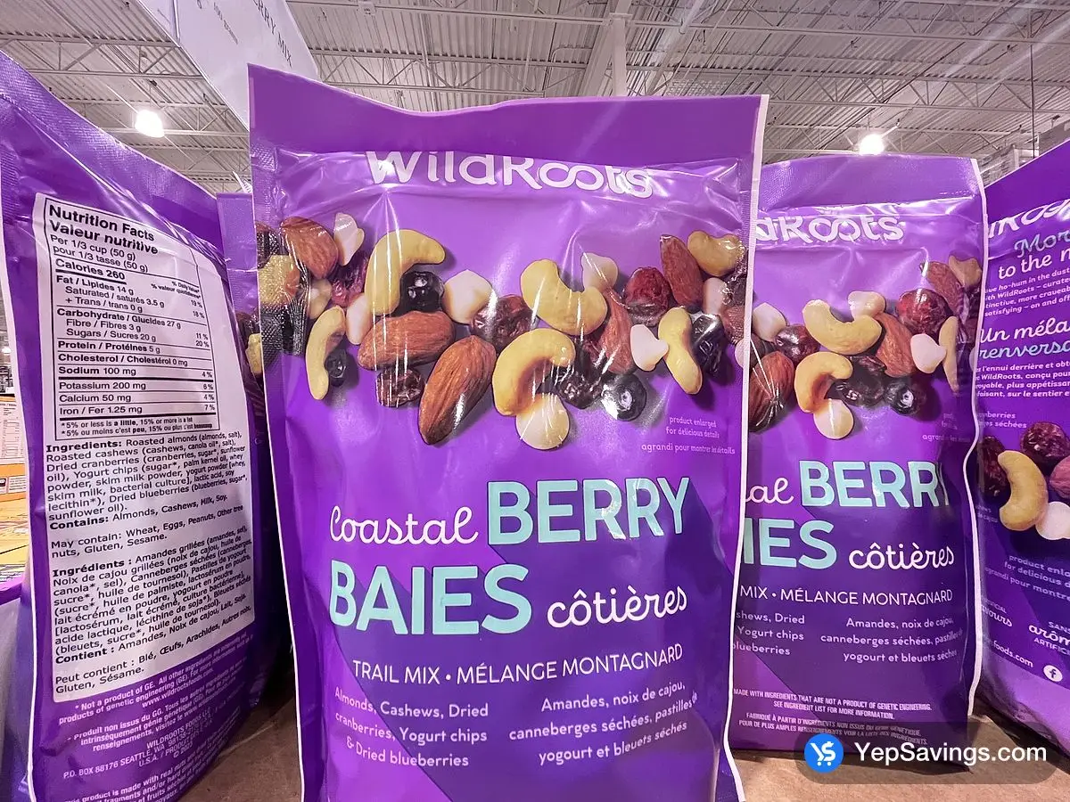 WILD ROOTS COASTAL BERRY BLEND TRAIL MIX 737 g ITM 234745 at Costco