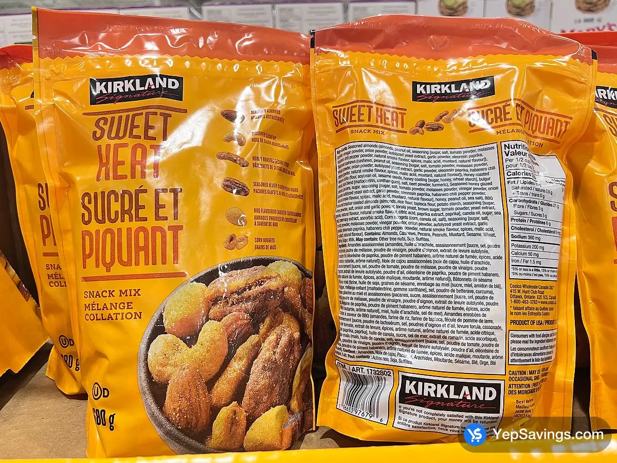 Costco KIRKLAND SIGNATURE SWEET HEAT SNACK MIX 680 g - Canada (ITM 1732802)