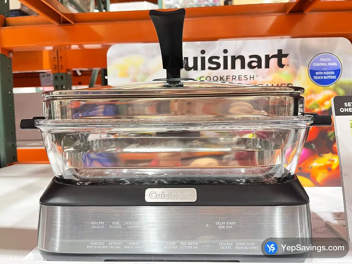 Costco CUISINART DIGITAL GLASS STEAMER 6L - Canada (ITM 1569741)