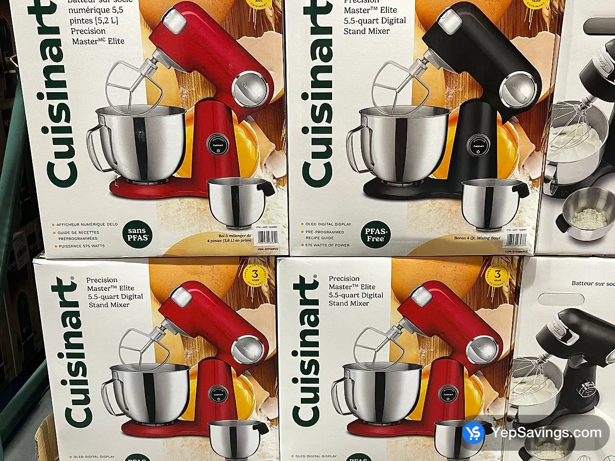 Costco CUISINART PRECISION MASTER ELITE DIGITAL STAND MIXER - Canada (ITM 1658981)