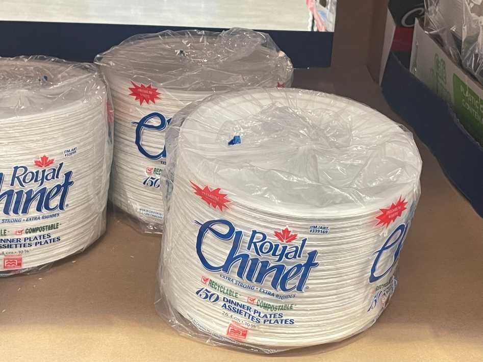 Costco paper plates shop chinet