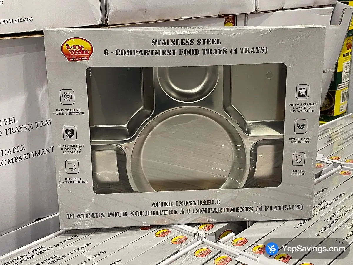 Costco VERKA COMPARTMENT TRAY 4PC - Canada (ITM 1800476)