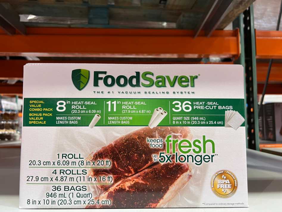 FOODSAVER ROLLS AND PRE-CUT BAGS  ITM 404103 at Costco