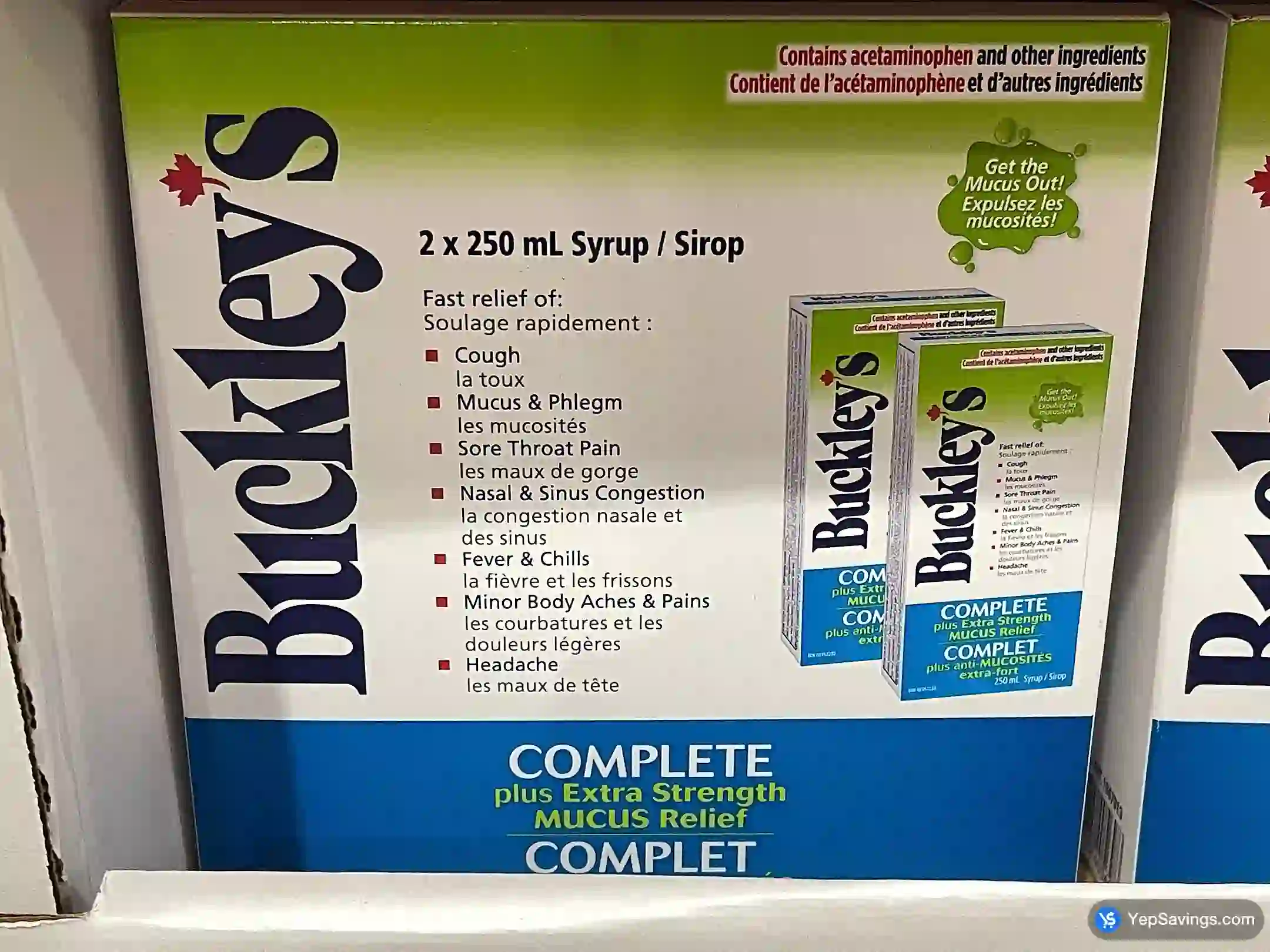 BUCKLEY'S COMPLETE 2 x 250 mL - Costco Canada (ITM 1947913)