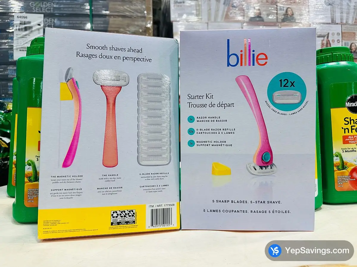 Costco BILLIE RAZOR RACK OF 12 - Canada (ITM 1773508)