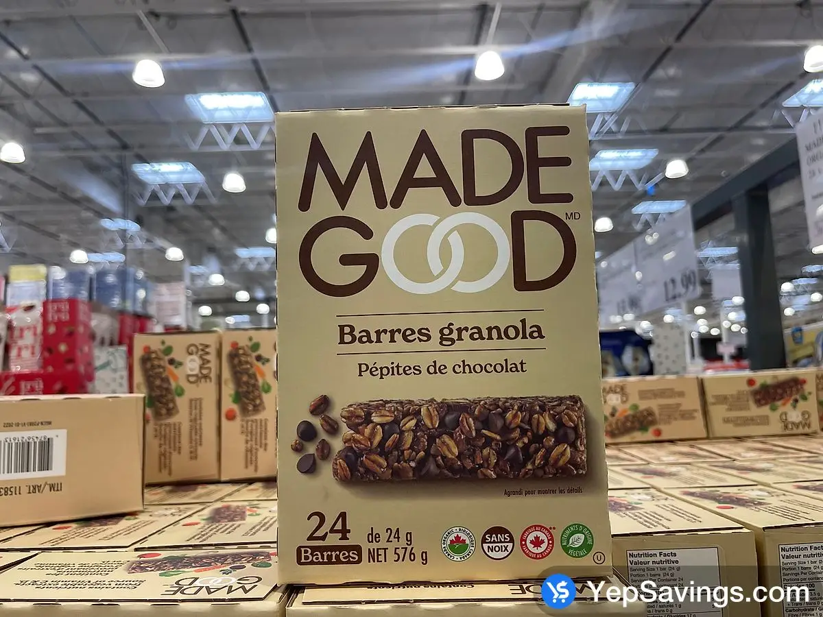 Costco MADE GOOD ORGANIC GRANOLA BARS 24 x 24 g - Canada (ITM 1153349)