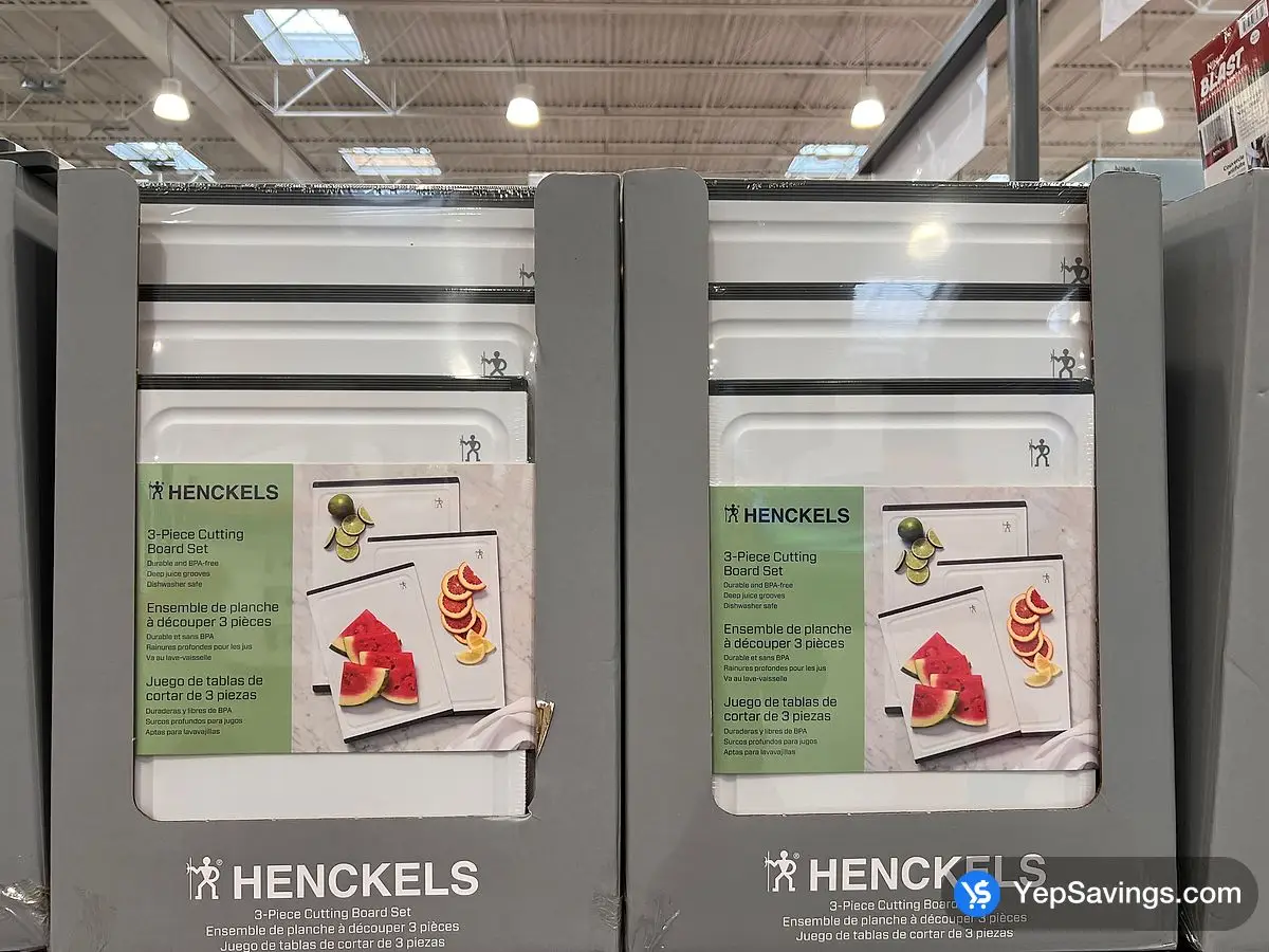 Costco HENCKELS CUTTING BOARDS 3 PIECES - Canada (ITM 1796079)