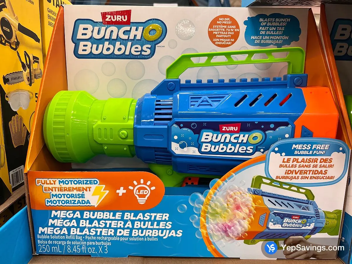 ZURU BUNCH O BUBBLES MEGA BUBBLE BLASTER ITM 1742786 at Costco