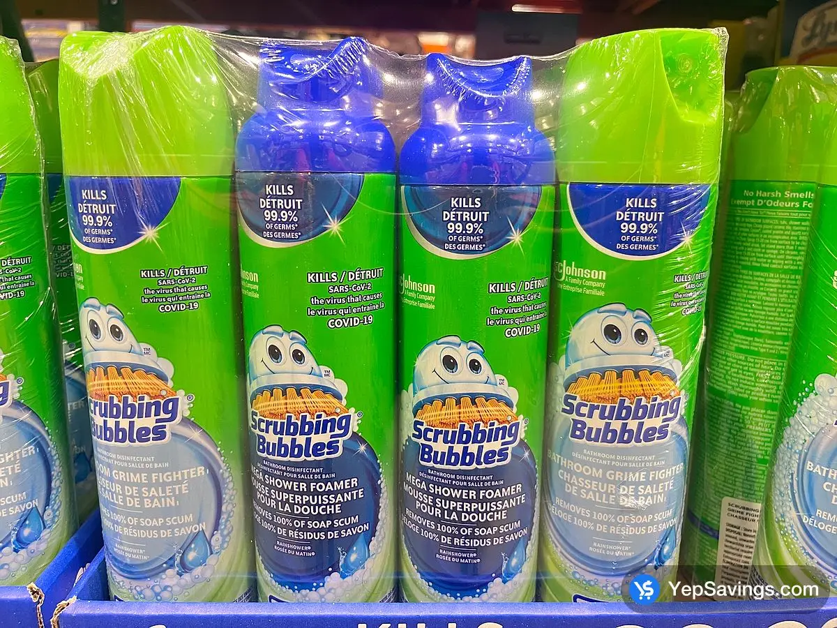 SCRUBBING BUBBLES BATHROOM & SHOWER 4 x 708 g ITM 6647645 at Costco