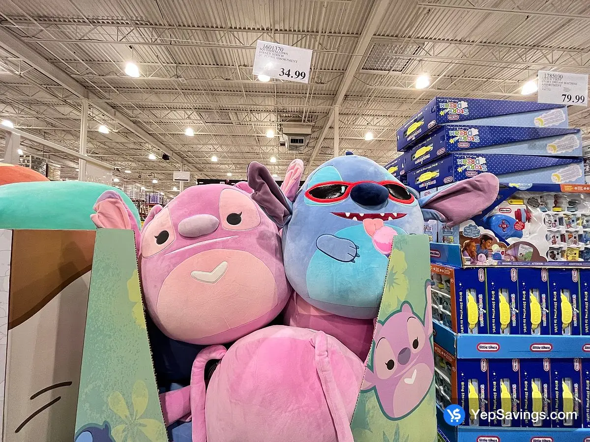 Costco SQUISHMALLOWS DISNEY STITCH 20inch PLUSH - Canada (ITM 1601370)