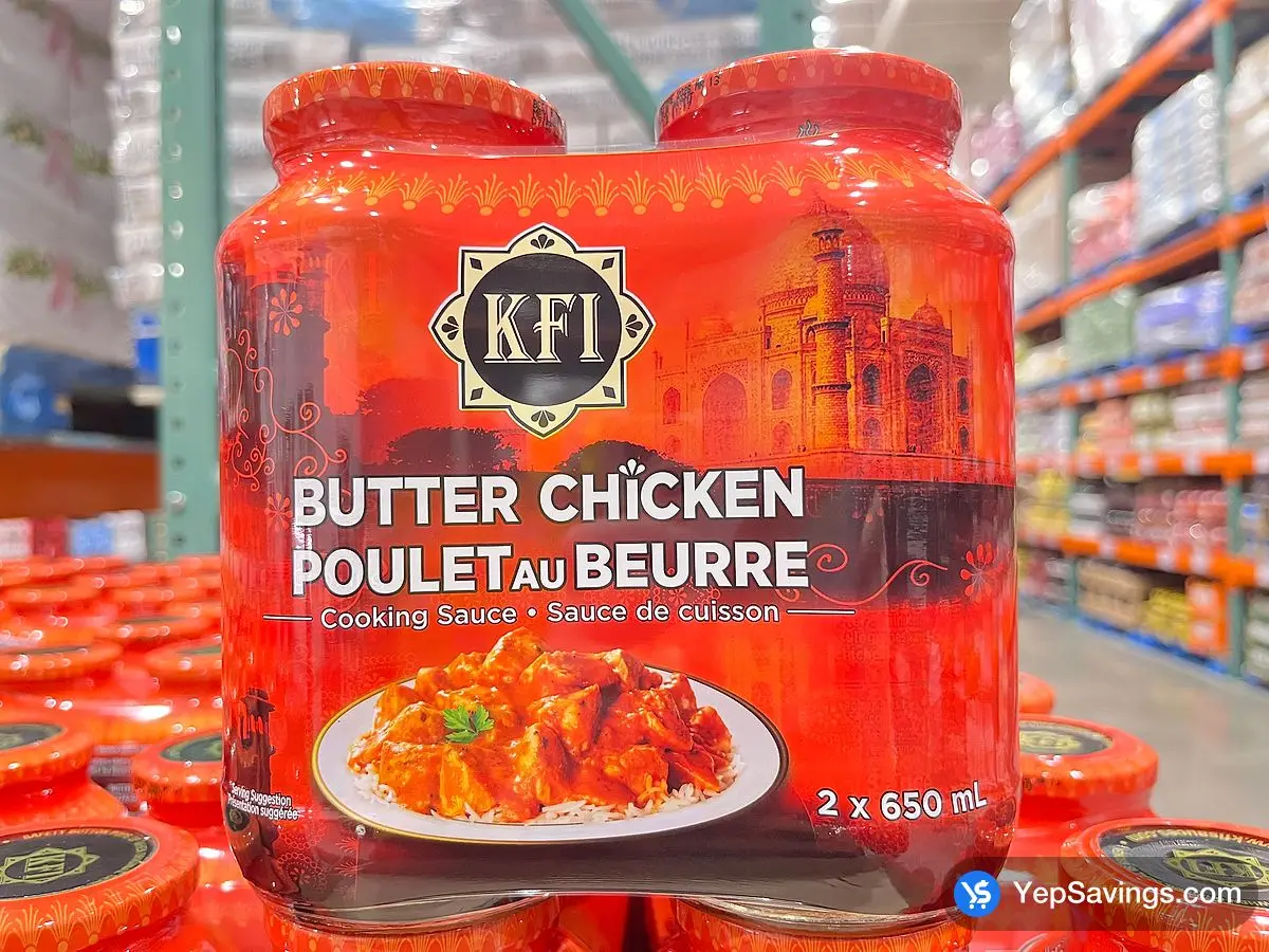 KFI BUTTER CHICKEN SAUCE 2X650 mL ITM 1359722 at Costco