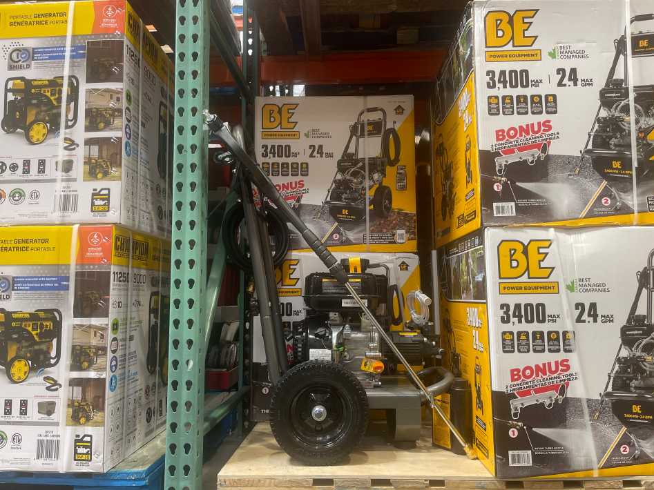 BE POWER GAS PRESSURE WASHER 3400 PSI ITM 8783400 at Costco