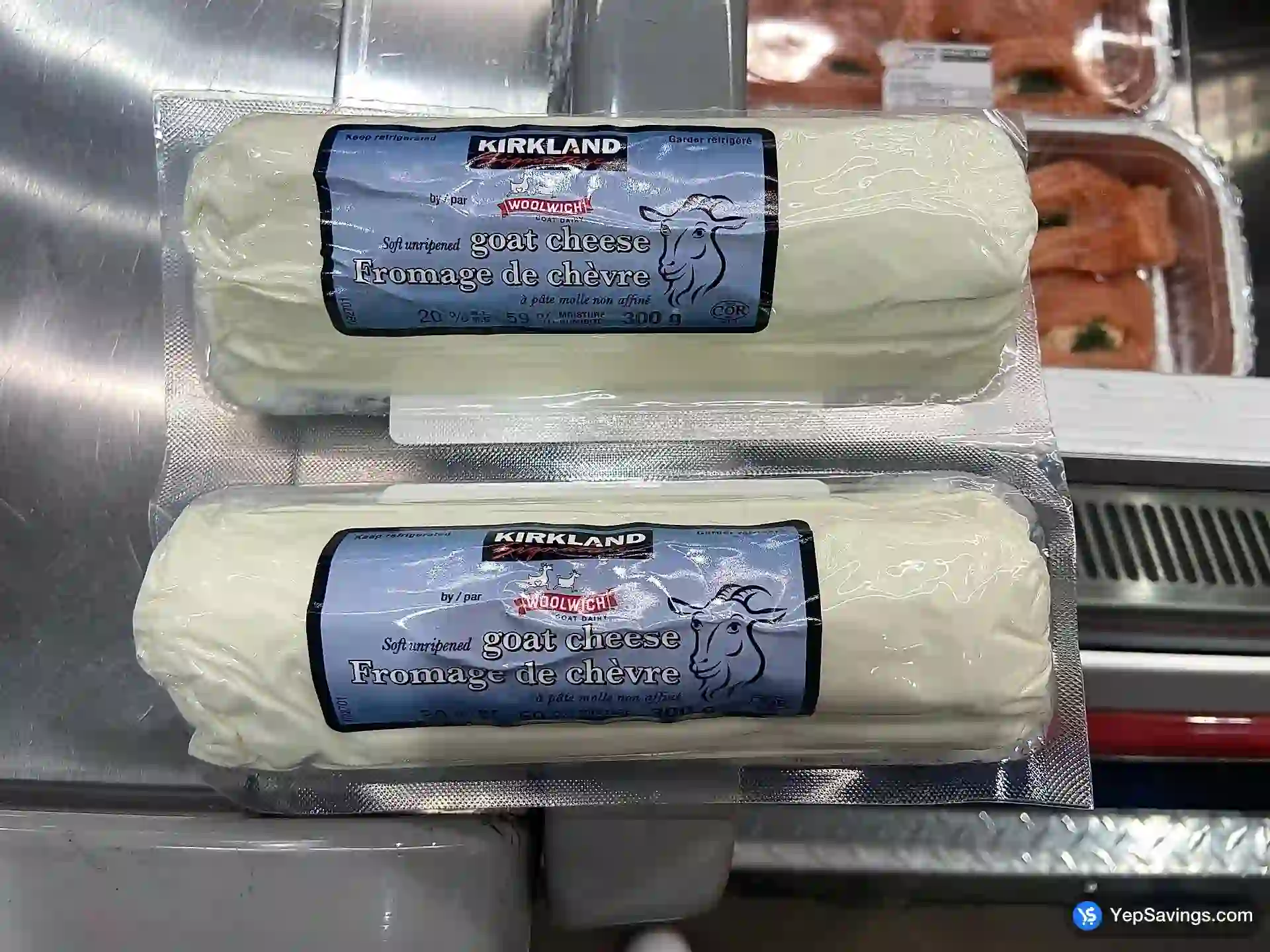 Costco KIRKLAND SIGNATURE GOAT CHEESE 2X300 g - Canada (ITM 432063)