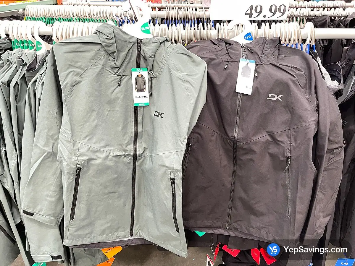 Costco DAKINE WATERPROOF RAIN JACKET + MENS SIZES S - XXL - Canada (ITM 5443301)