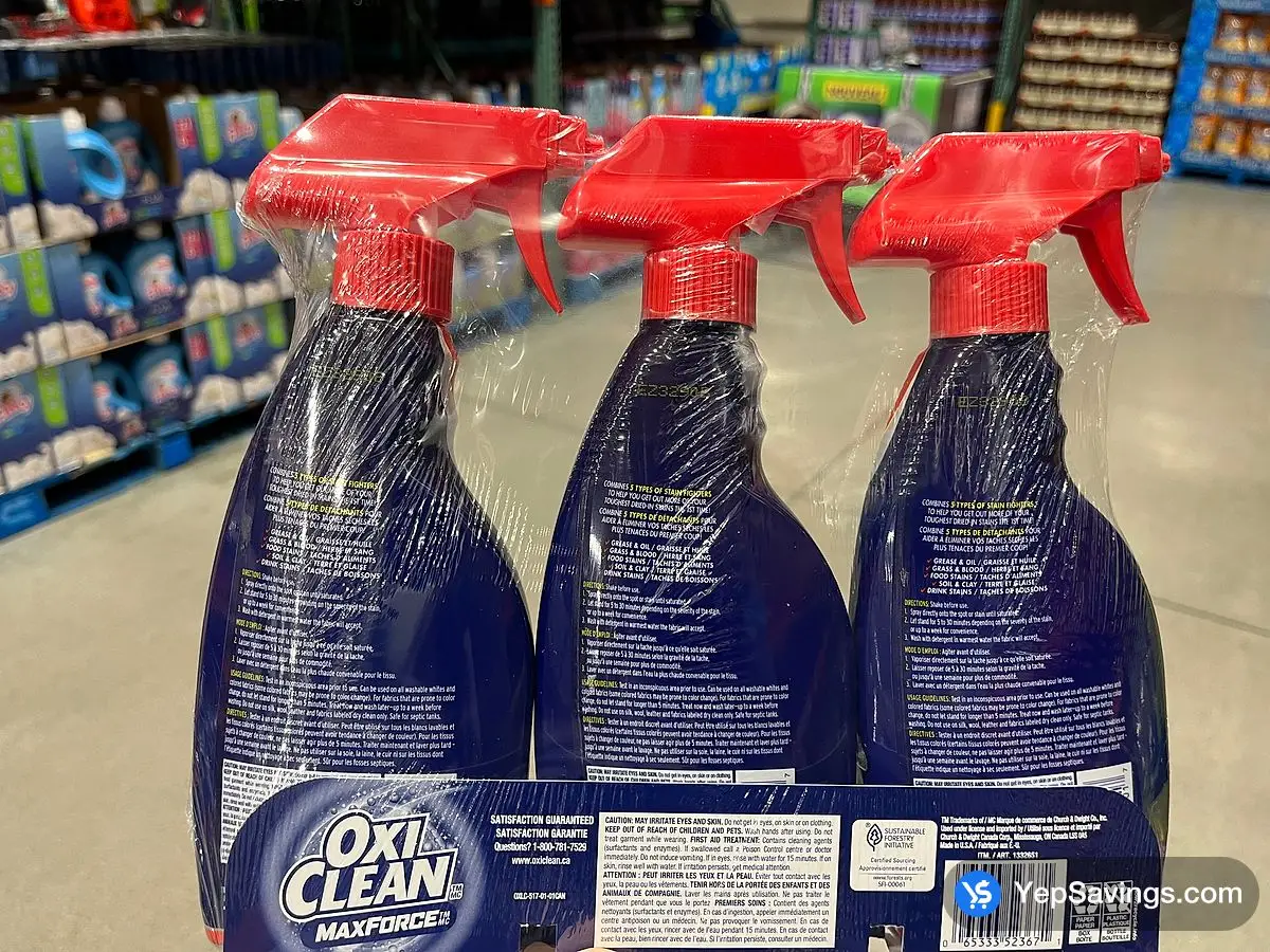 OXI CLEAN MAX STAIN REMOVER 3 x 354 mL ITM 1332651 at Costco