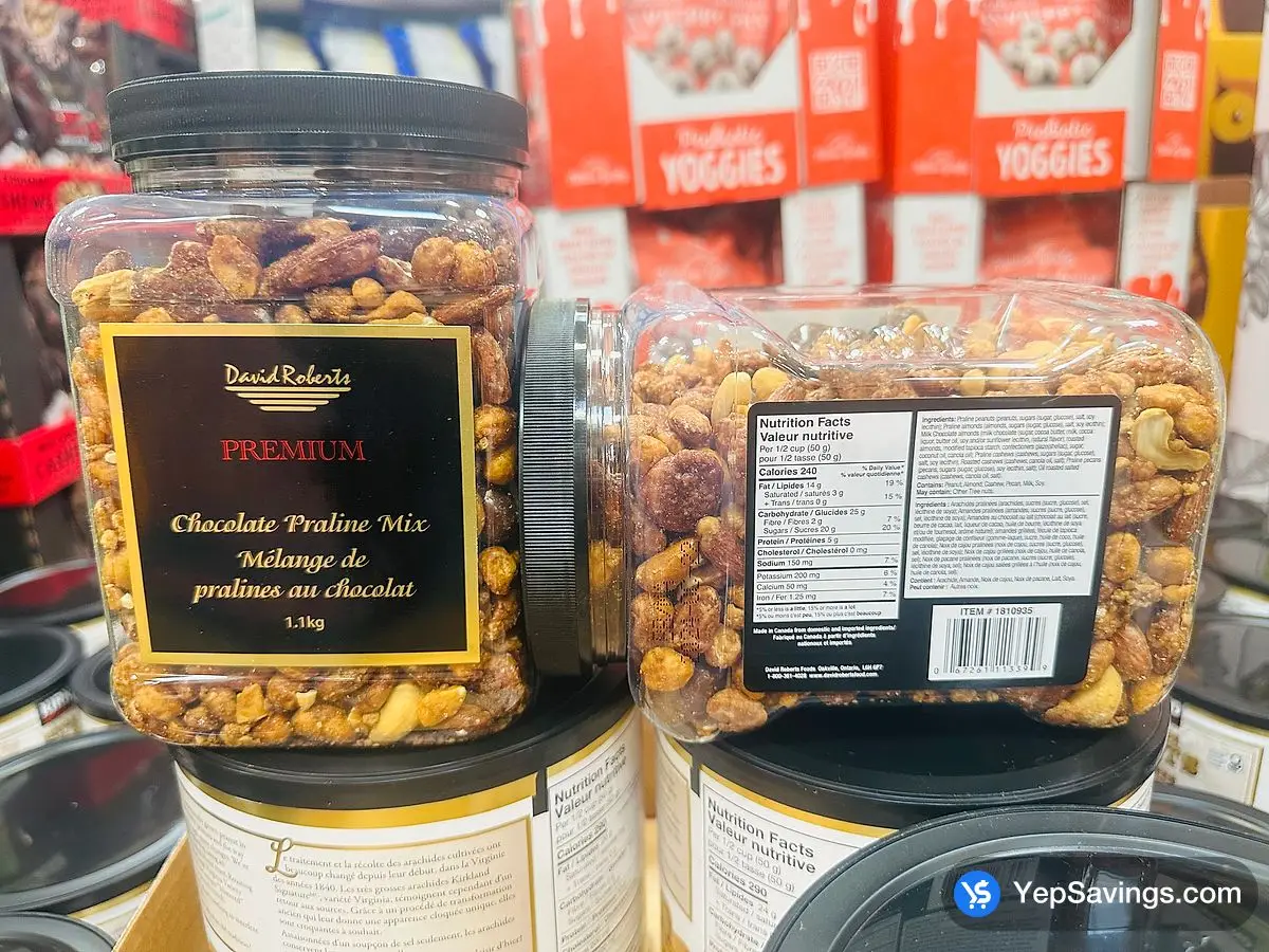 Costco DAVID ROBERTS DELUXE MIXED NUTS 1.3 kg - Canada (ITM 1810935)